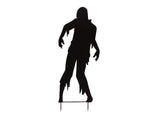 Metalsilhuet zombiemand, 135 cm