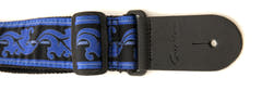Ovation Signature sangle de guitare en nylon, Leaf, Regal Blue/Black
