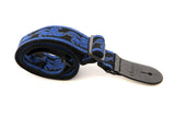 Ovation Signature sangle de guitare en nylon, Leaf, Regal Blue/Black