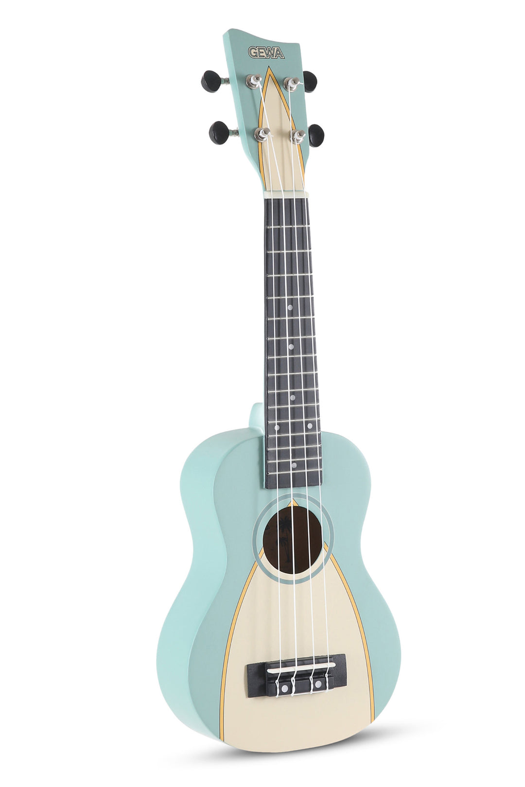 GEWA ukulélé Soprano Manoa Surf Style - Soprano (Pacific Lagoon)