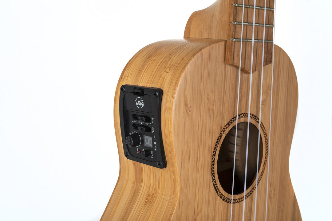 GEWA Ukulélé soprano Manoa Bamboo - E-A Soprano