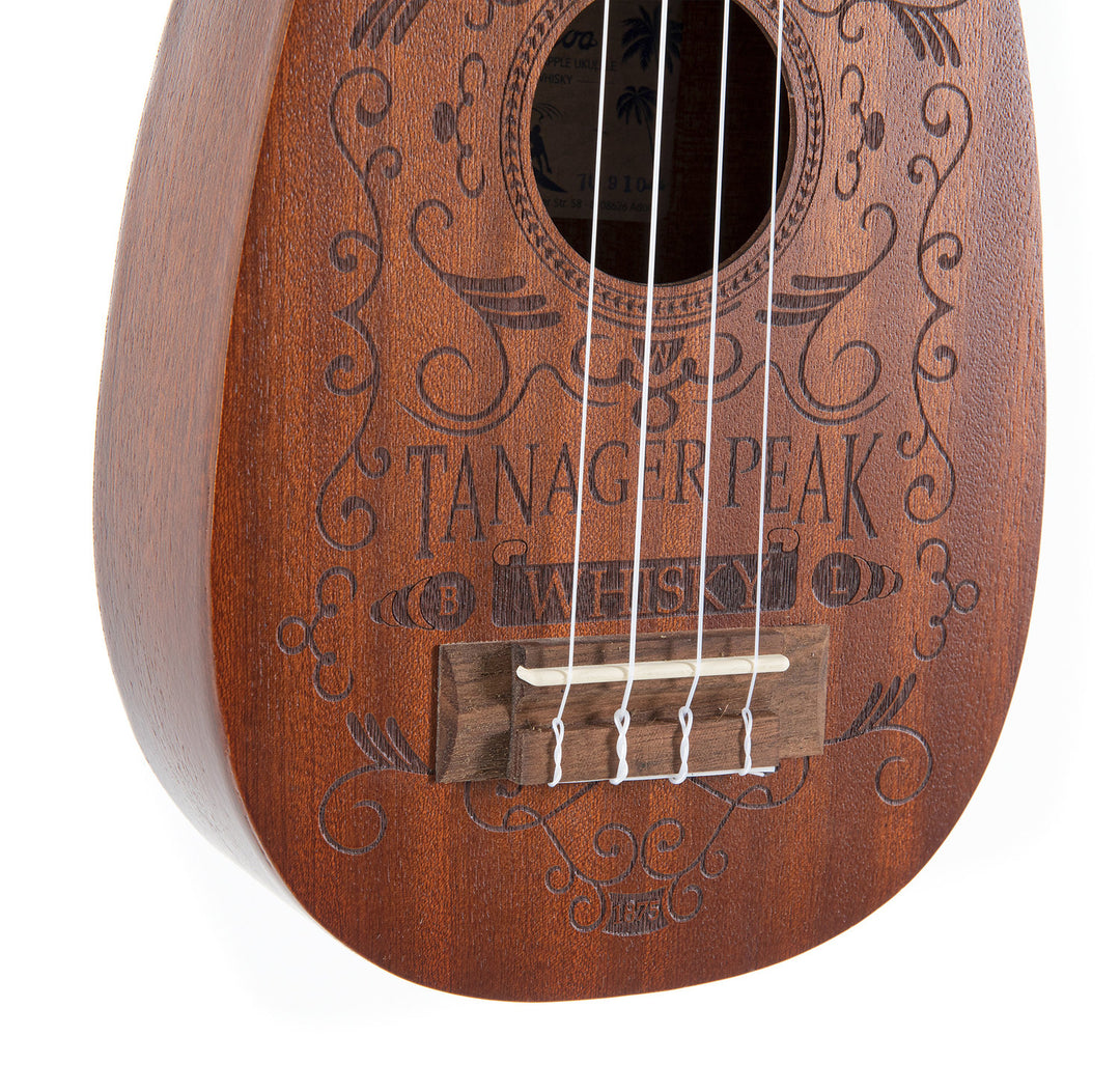 GEWA Pineapple Ukulélés Manoa K-PA-WHISKY - Soprano (Sapelli mat)