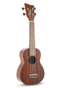 GEWA ukulélé soprano Manoa Tattoo - Soprano (Inca Design)