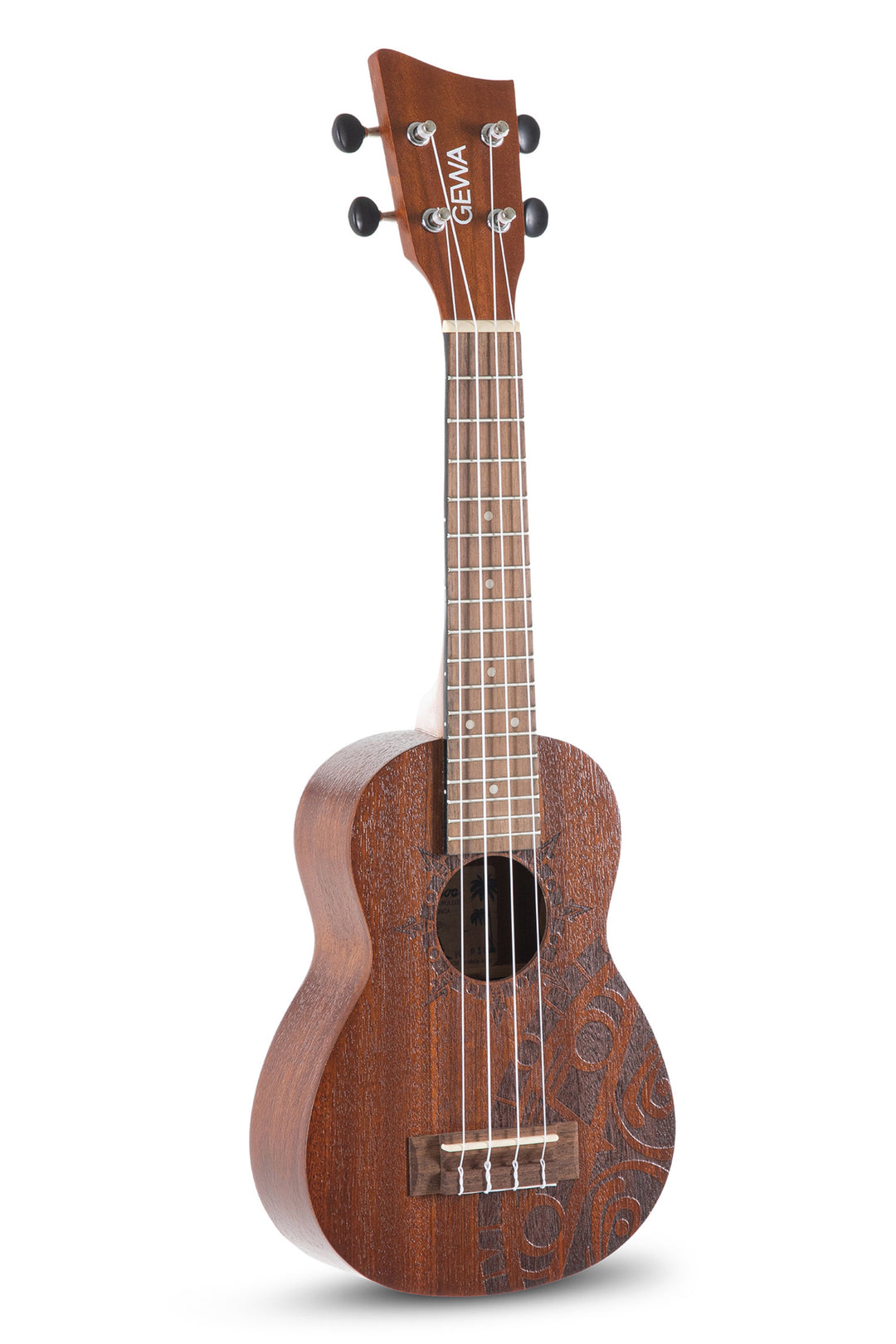 GEWA ukulélé soprano Manoa Tattoo - Soprano (Inca Design)