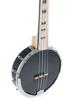 GEWA Banjo Ukulélés Manoa - Concert Banjo-Ukulélés (Black)