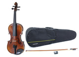 GEWA Allegro violons 4/4 pour gaucher, prêt à jouer, archet en massaranduba