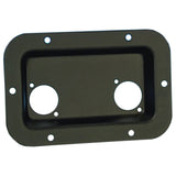 Adam Hall 8708 BLK Écuelle Encastrée pour 2 Connecteurs Type-D