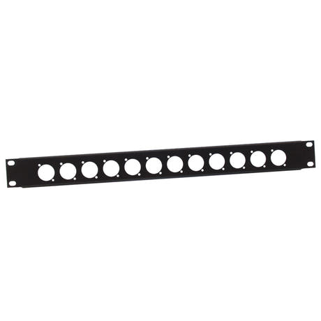 Adam Hall 872213 Panneau Rack en U 1 Unité pour 12 Châssis D-Type