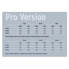 Adam Hall 87403 Un tiroir à rack 3 unité en aluminium (3,4 kg)