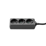 Adam Hall Power Socket M / 3 SCHUKO OUTLETS (5 mètres)