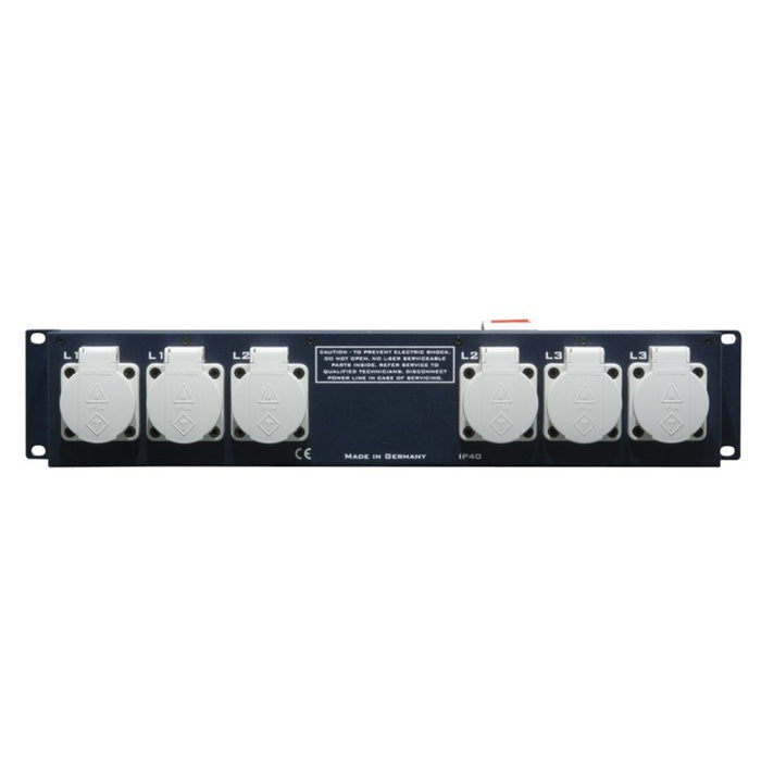 Adam Hall Distributeur de Courant 32A 2 Unit