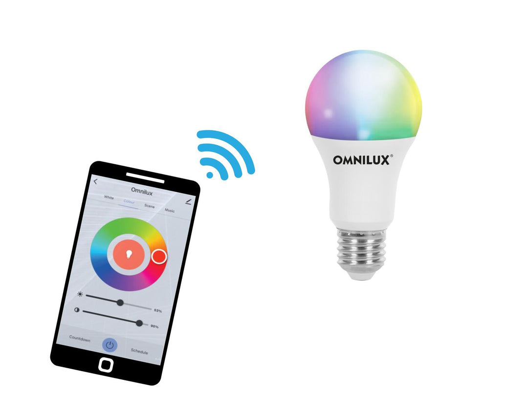 EUROLITE Set LED E27 RGB/WW/CW WiFi + Base triangulaire Black
