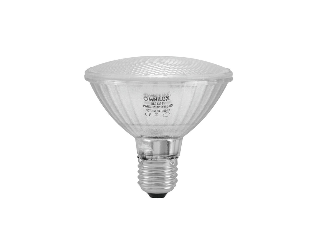 EUROLITE Set PAR-30 Spot argent + PAR-30 230V SMD 11W E-27 LED 6500K