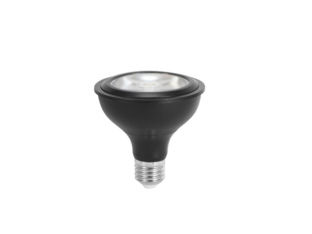 EUROLITE Set PAR-30 Spot argent + PAR-30 230V COB 12W E-27 LED 1800-3000K dim2warm