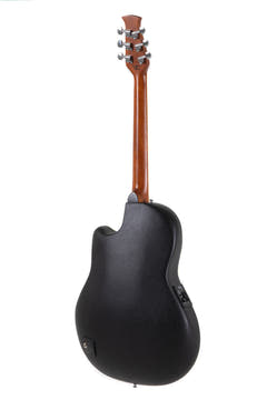 Guitares électro-acoustique Applause AB28 Super Shallow Bowl Cutaway - Black Satin (AB28-5S)