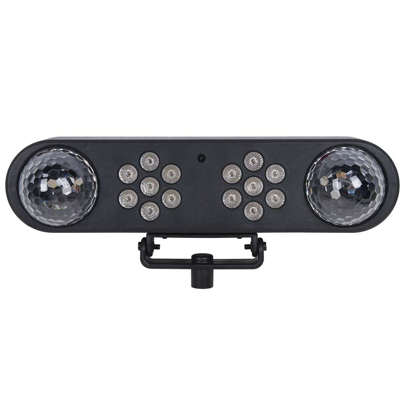 LIGHT4ME MAGIC BAR effet boule à facettes LED PAR + stand + télécommande