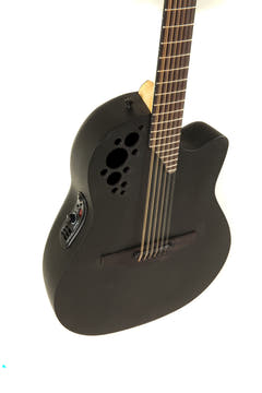 Ovation E-Acoustic Guitares Elite TX Deep Contour Cutaway 12 cordes - Black Textured (2058TX-5-G)