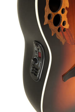 Ovation Guitares E-Acoustic Standard Elite Deep Contour Cutaway 12-string - New England Burst (2758AX-NEB-G)
