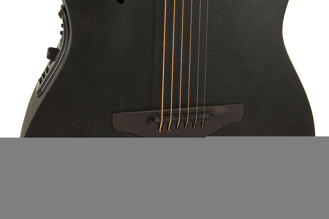 Ovation E-Acoustic Guitar Elite TX Deep Contour Cutaway - Black Textured (2078TX-5-G)