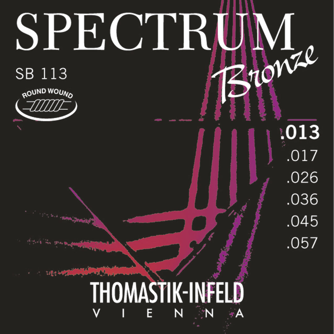 Cordes Thomastik-Infeld pour guitare acoustique Spectrum Bronze Series - set (SB 113)