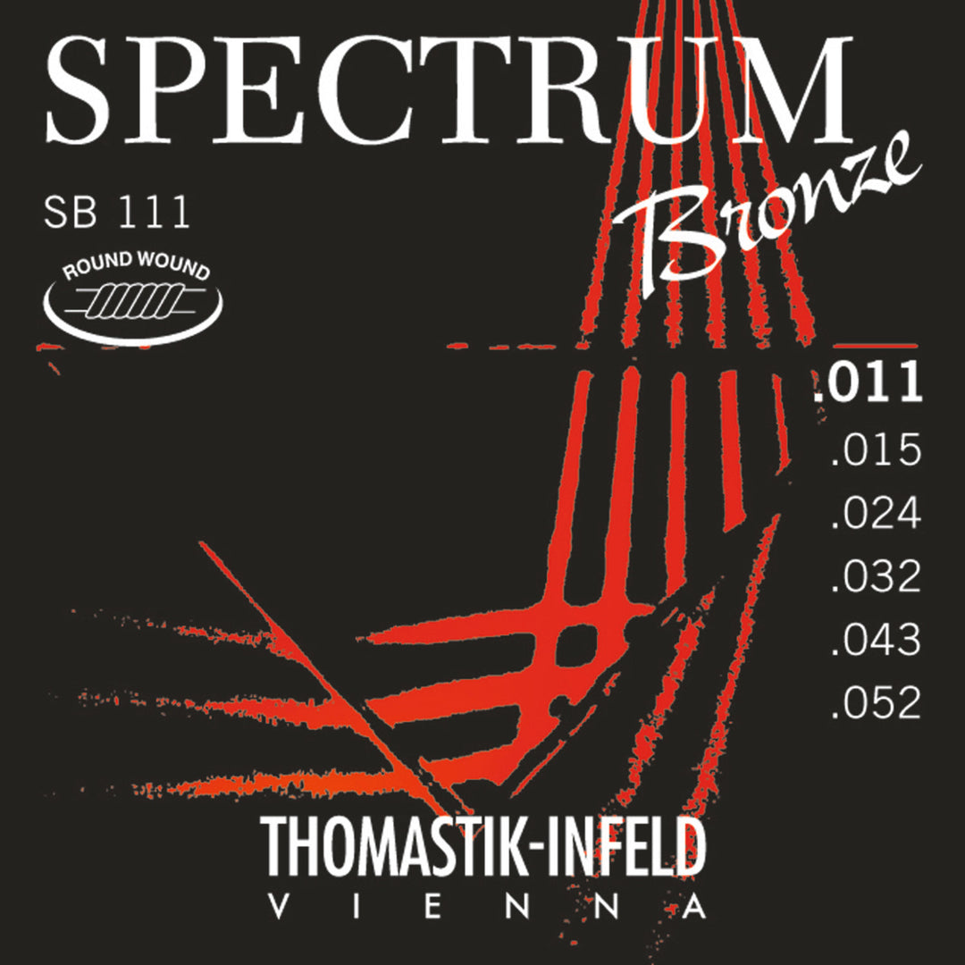 Cordes pour Guitares acoustiques Thomastik-Infeld Spectrum Bronze Series - Set (SB 111)