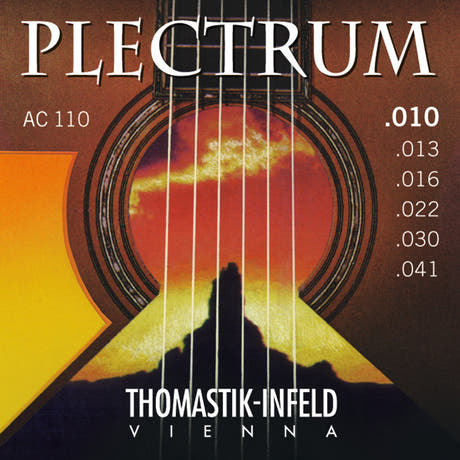Thomastik-Infeld Plectrum AC113 jeu pour guitare western .013-.061, Medium