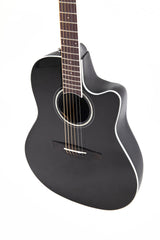 Ovation E-Acoustic Guitar Celebrity CS Standard Mid Cutaway - Black (CS24-5-G)