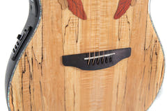 Ovation Guitares électro-acoustique Celebrity Elite Plus Mid Cutaway - Natural Spalted Maple (CE44P-SM-G)
