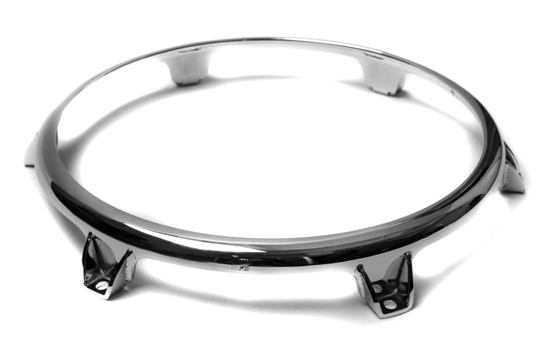Latin Percussion Hooped Conga Comfort Curve II | Accordage par le dessus (col allongé) Chrome - 12 1/2" Tumba | 6 trous (LP2567)