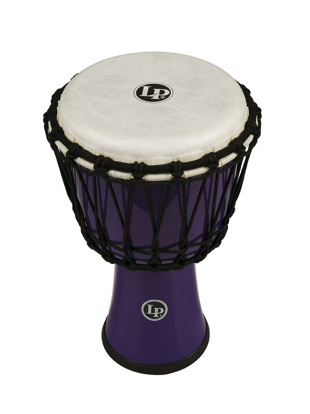 Latin Percussion Djembés World 7-inch Circle accordés par corde - Purple (LP1607PL)
