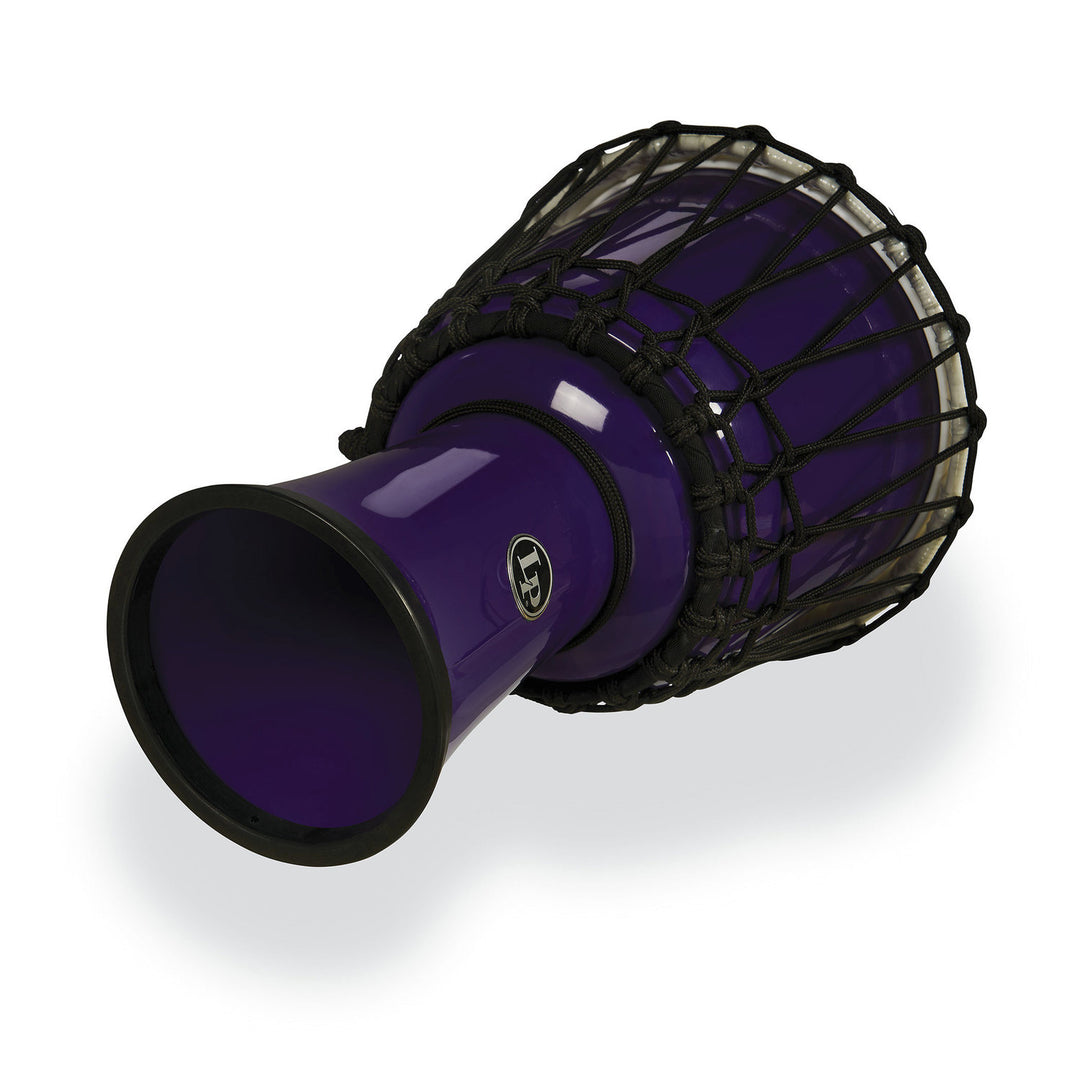 Latin Percussion Djembés World 7-inch Circle accordés par corde - Purple (LP1607PL)