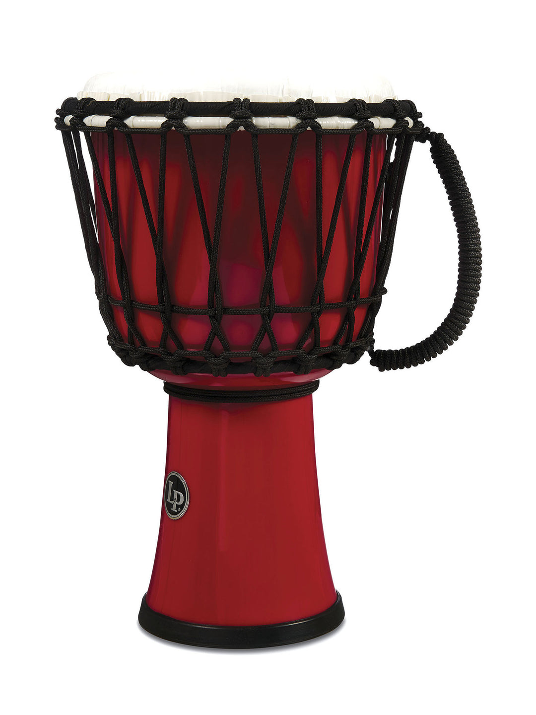 Djembés Latin Percussion World 7-inch à tension par corde Circle - Red (LP1607RD)