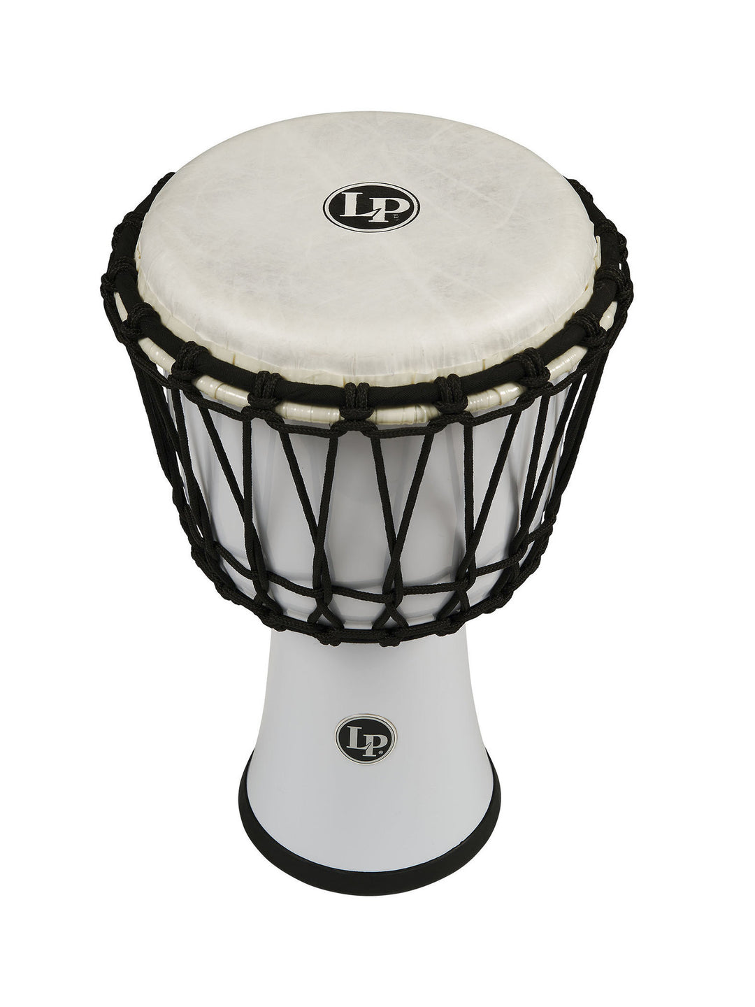 Djembe Latin Percussion World 7-inch accordage par corde Circle - White (LP1607WH)