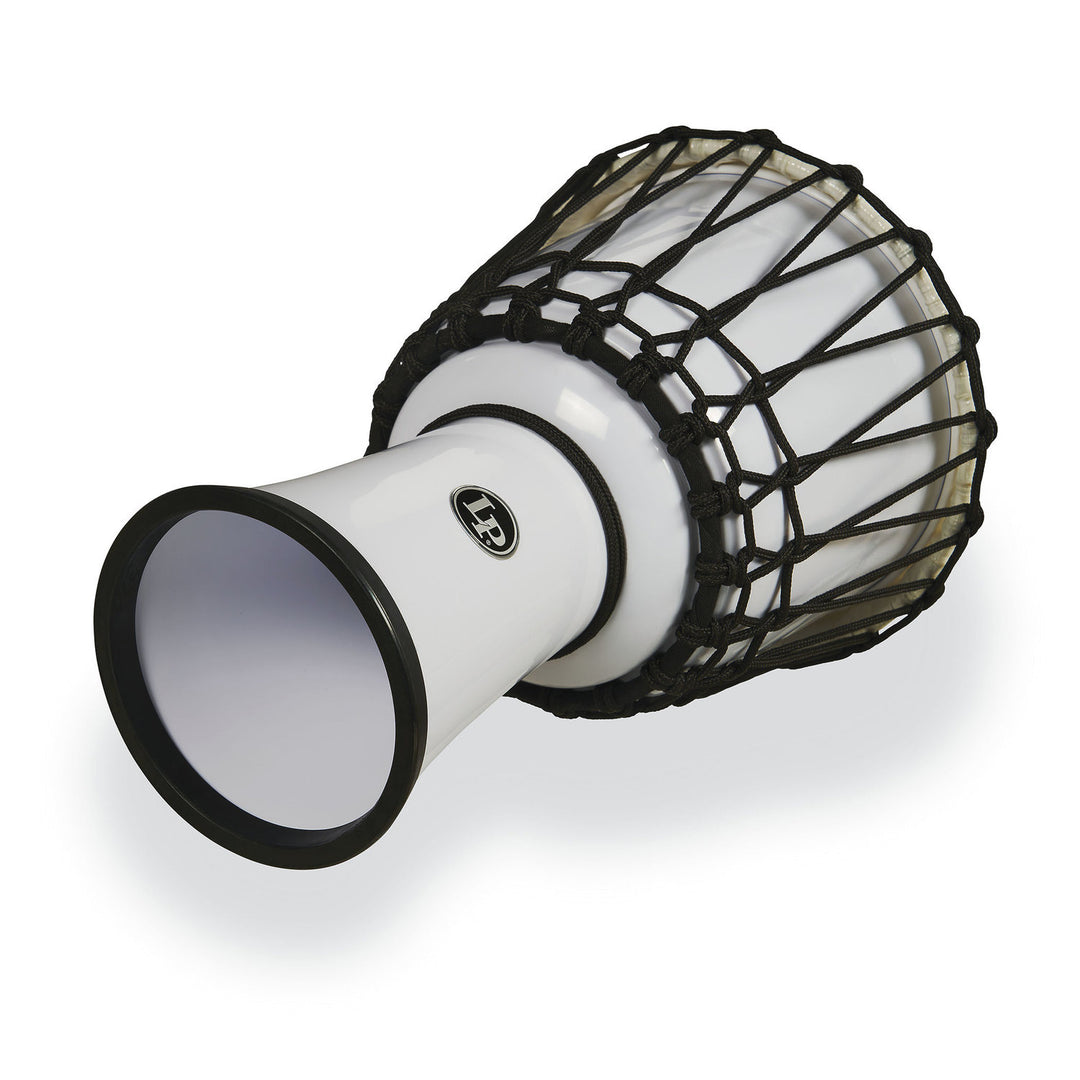 Djembe Latin Percussion World 7-inch accordage par corde Circle - White (LP1607WH)