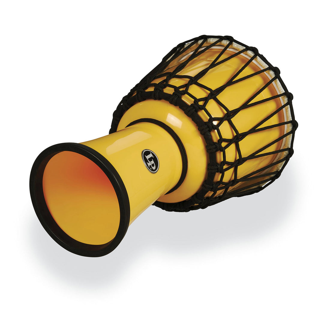 Latin Percussion Djembés World 7-inch Circle accordés par corde - Yellow (LP1607YL)