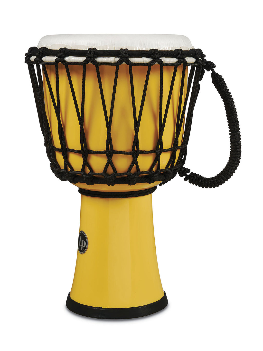 Latin Percussion Djembés World 7-inch Circle accordés par corde - Yellow (LP1607YL)