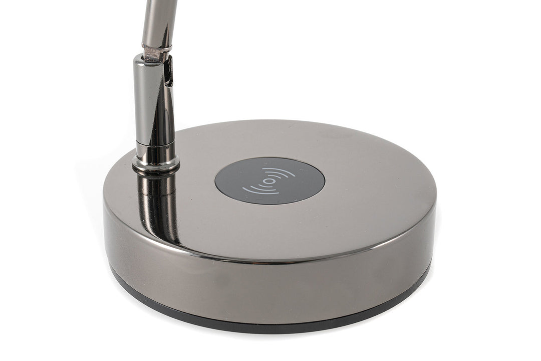 GEWA Lampe de piano PL-78 - Black chrome, brillante