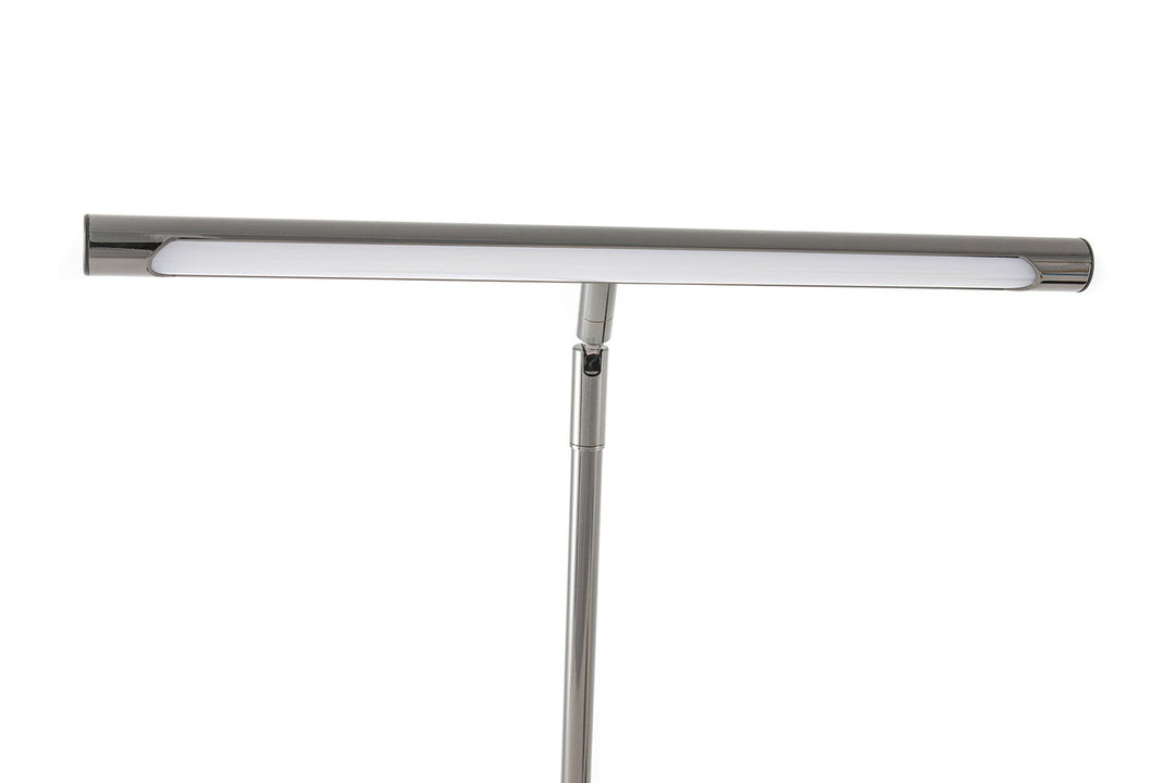 GEWA Lampe de piano PL-78 - Black chrome, brillante