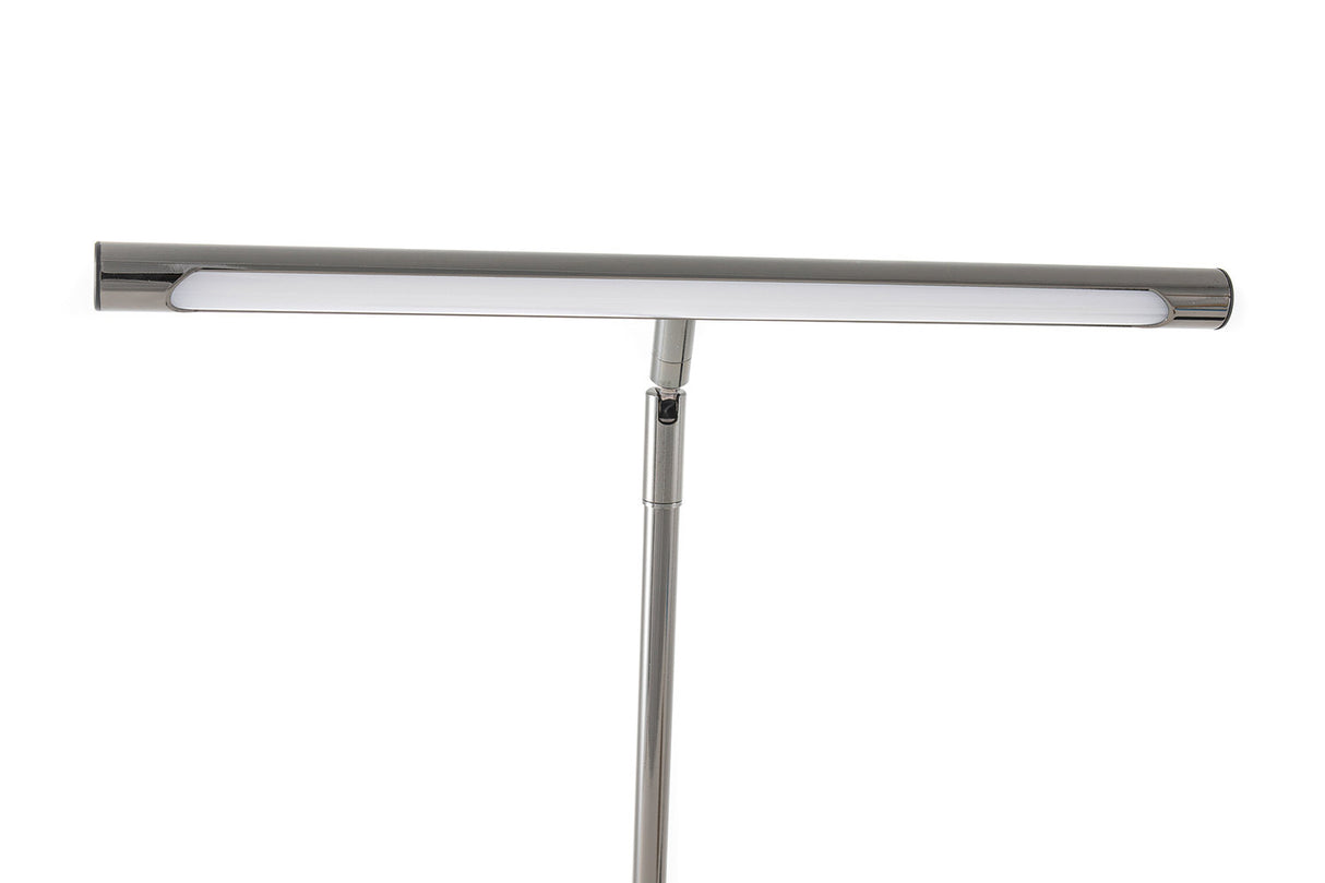 GEWA Piano lamp PL-78 - Black chrome, shiny