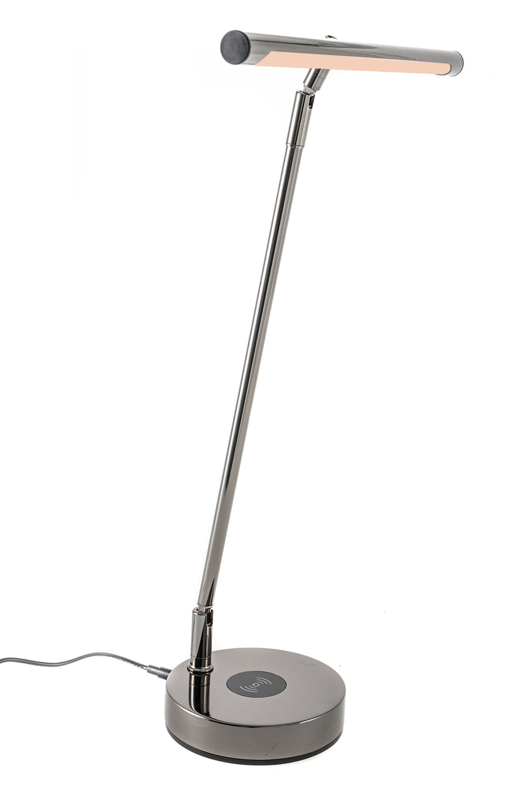 GEWA Lampe de piano PL-78 - Black chrome, brillante