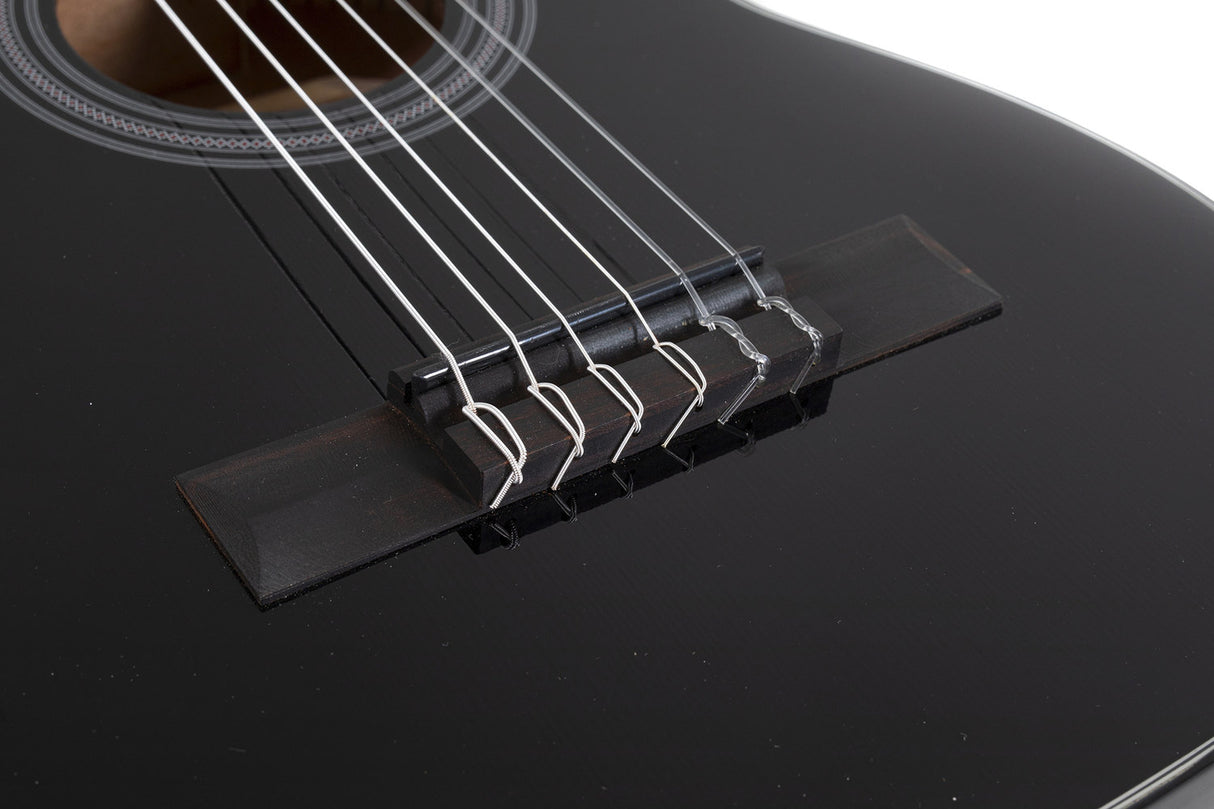 GEWA Classical guitar Student black - 1/4 size black