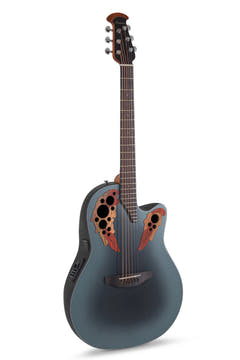 Ovation E-Acoustic Guitares Celebrity Elite Mid Cutaway - Reverse Blue Burst (CE44-RBB-G)