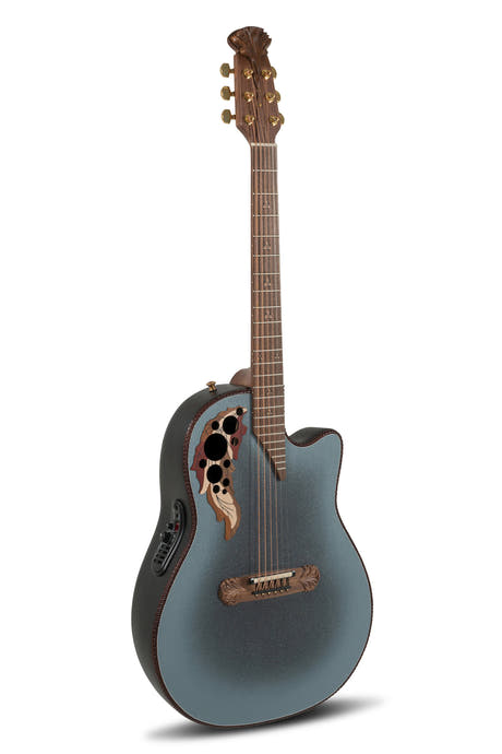 Adamas E-Acoustic Guitar 2087GT Deep Contour Cutaway - Reverse Blue Burst (2087GT-8-G)