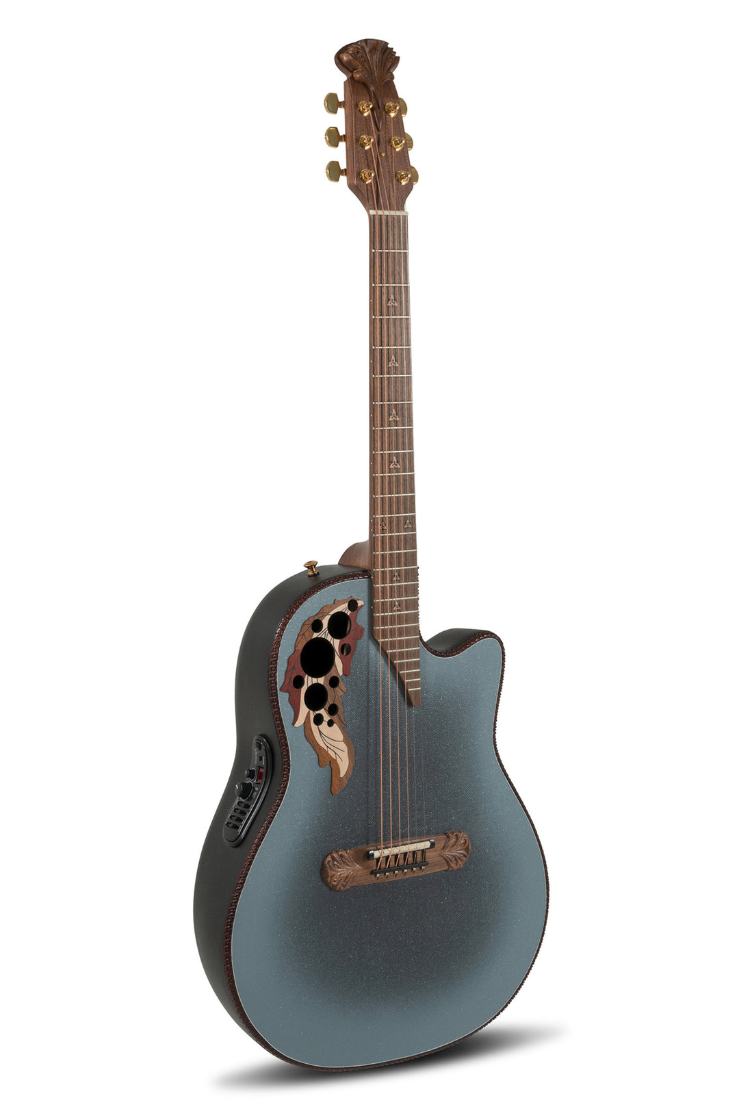 Adamas Guitares électro-acoustique 2087GT Deep Contour Cutaway - Reverse Blue Burst (2087GT-8-G)