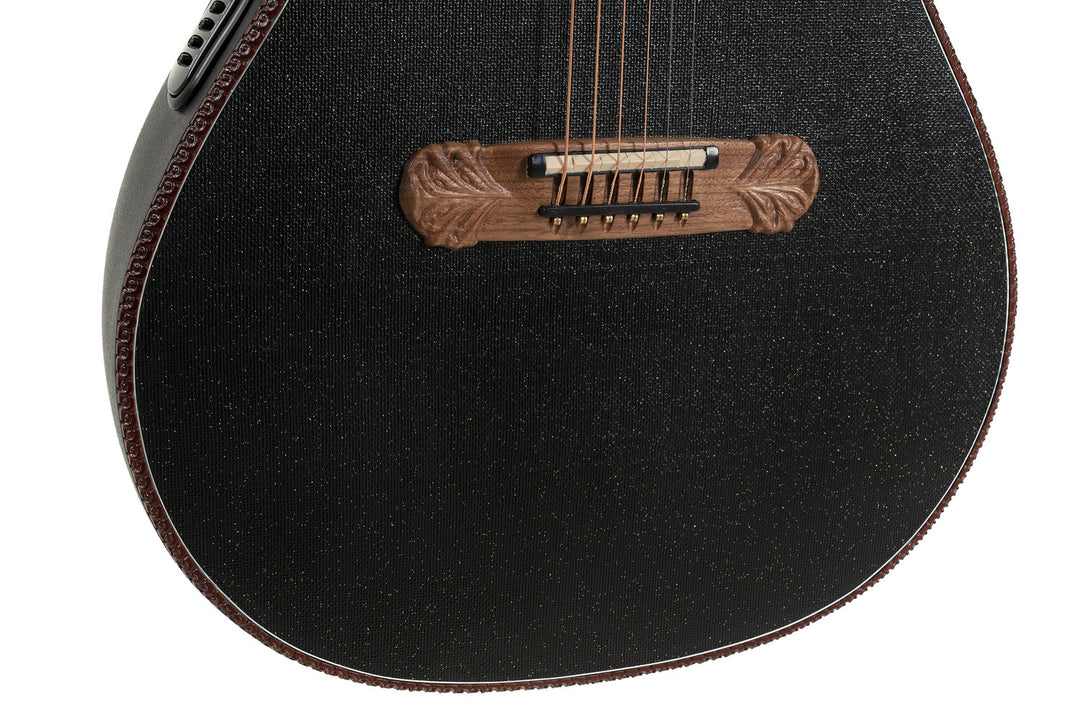 Guitares électro-acoustiques Adamas 2087GT Deep Contour Cutaway - Black (2087GT-5-G)