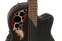 Guitares électro-acoustiques Adamas 2087GT Deep Contour Cutaway - Black (2087GT-5-G)