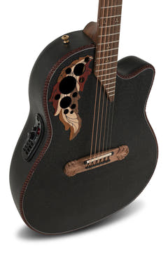 Guitares électro-acoustiques Adamas 2087GT Deep Contour Cutaway - Black (2087GT-5-G)