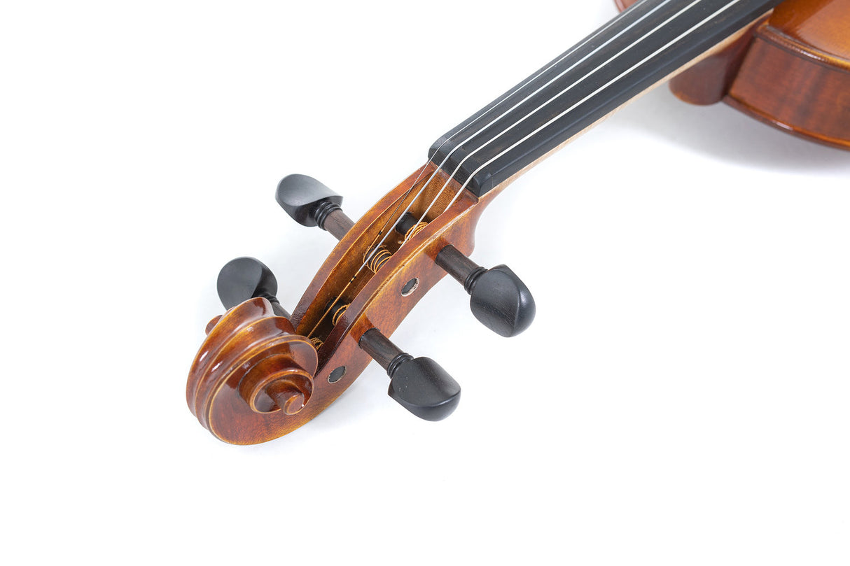 GEWA Violin Maestro 1 - 1/4 (Ready to play incl. shaped case, carbon bow and Larsen Aurora strings, transport-secured)