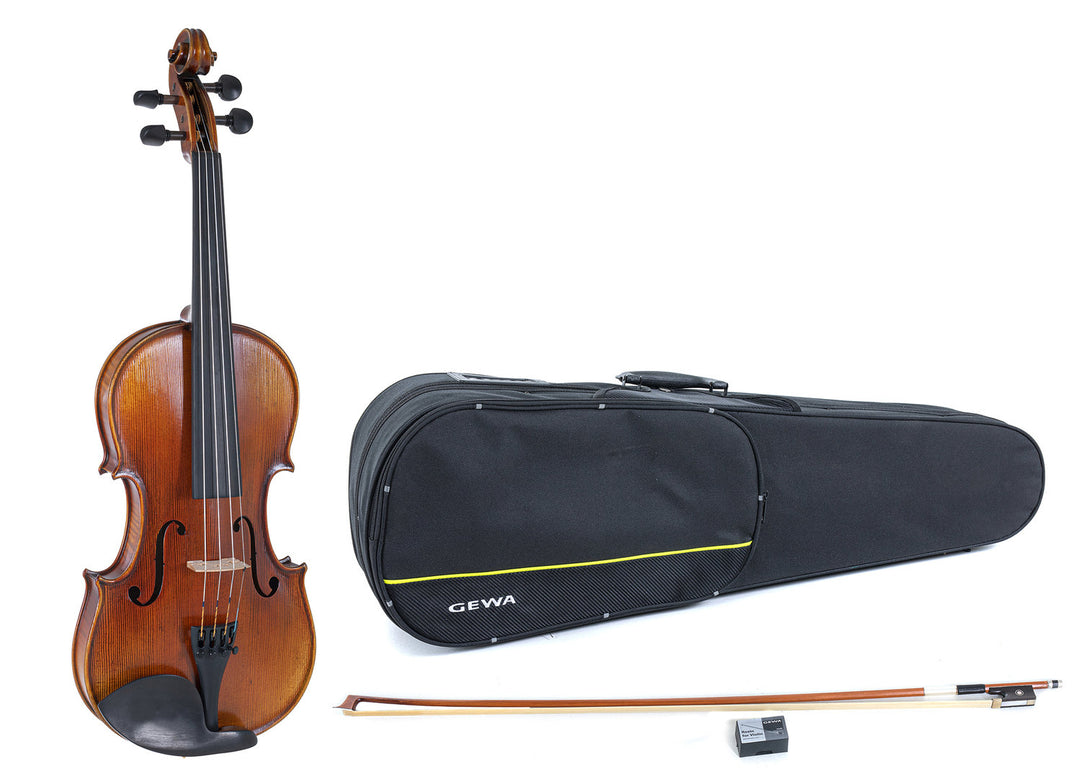 GEWA Violons Maestro 2 - 4/4 (Prêt à jouer, étui moulé inclus, archet en Massaranduba et cordes Il Cannone)