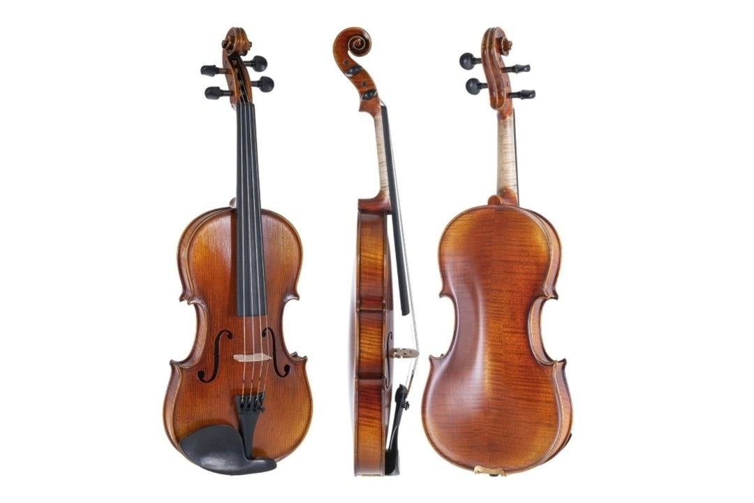 GEWA Violons Maestro 2 - 3/4 (Prêt à jouer, étui de violon inclus, archet en carbone et cordes Larsen Aurora)